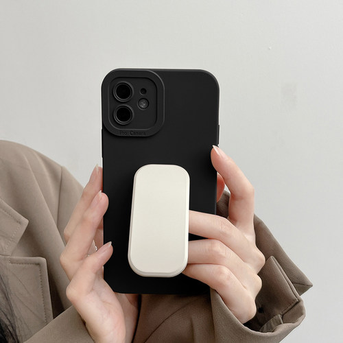 适用OnePlus一加15/13/ACE5/6手机壳1+9R复古8T纯色10PRO/11奶白7按压支架竞速版小众至尊版12棕色全包3套2V - 图3