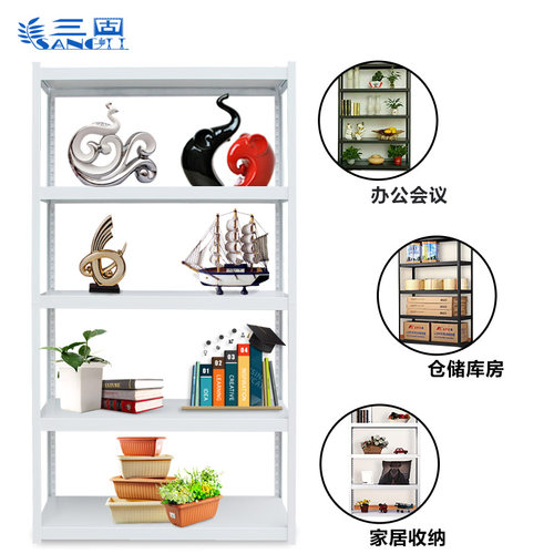 仓储货架家用角钢储物架阳台置物架多层落地超市仓库展示架铁架子 - 图2