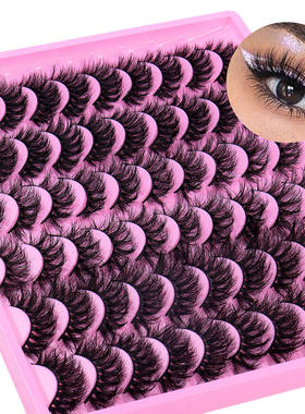 30pairs false eyelashes with multiple layers thick thickness