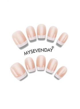 Bare powder glitter nail patch, removable fake nails穿戴甲