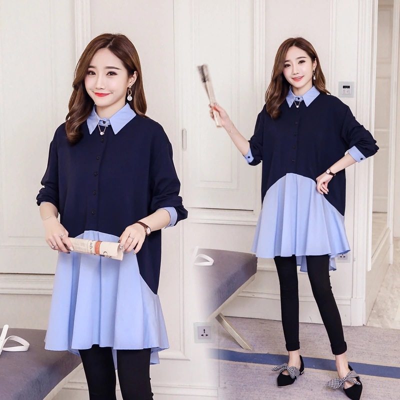 孕妇春秋套装时尚款外出洋气潮裙子 艾儿妈妈连衣裙