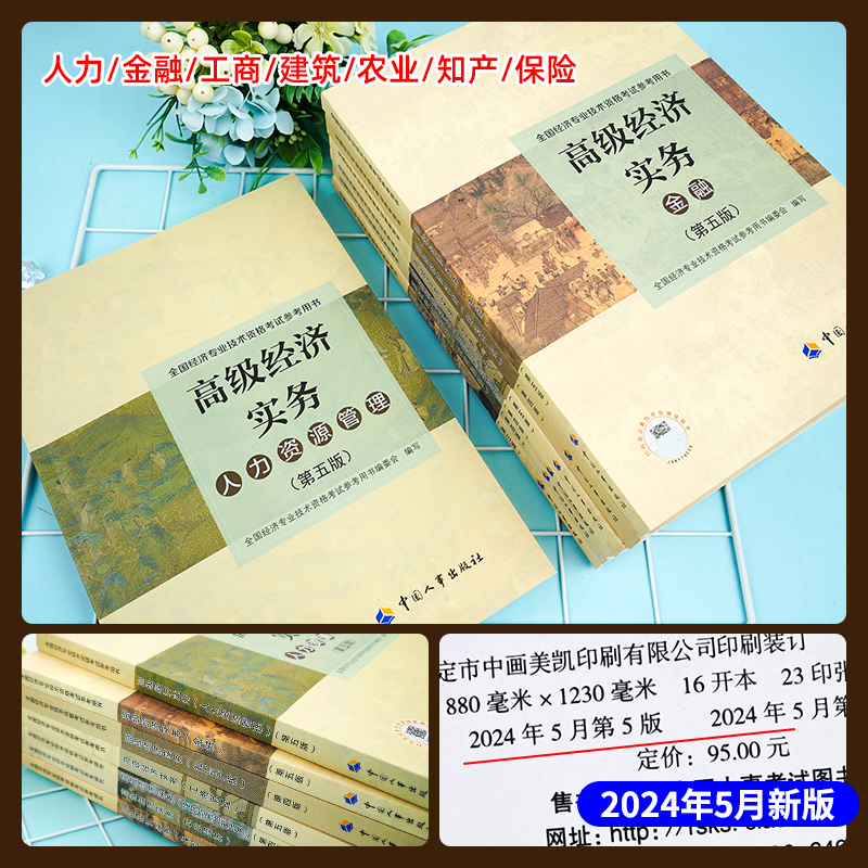 新版现货官方2024年高级经济师教材人力资源管理专业高级经济实务24版考试全国经济专业资格考试用书中国人事出版社送大纲课程题库 - 图0