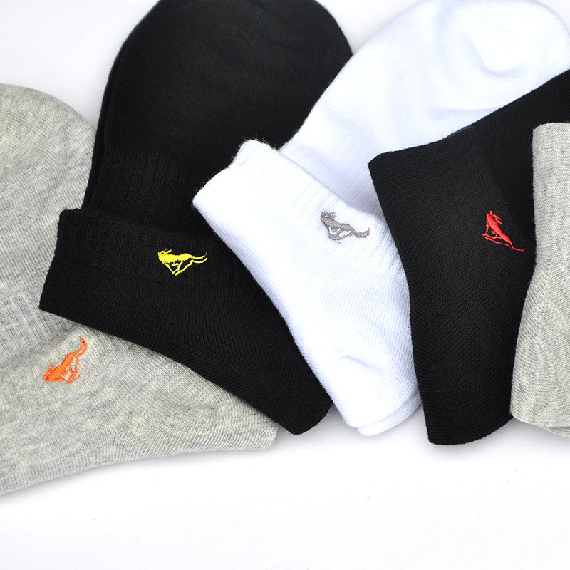 七匹狼男士纯棉防臭吸汗低帮船袜 七匹狼金一村短袜/打底袜/丝袜/美腿袜
