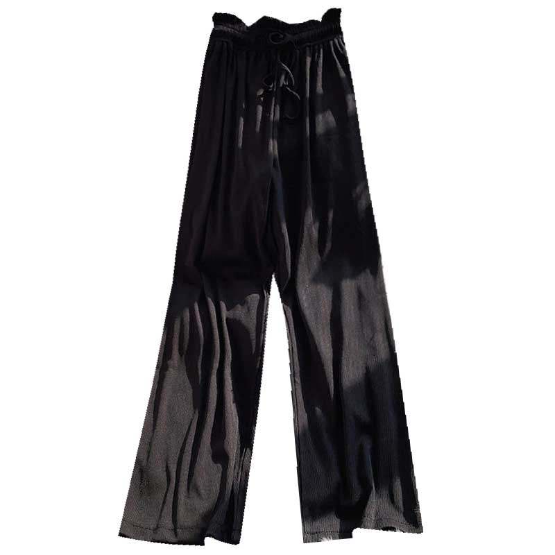 2020新款女宽松显瘦垂坠感春夏裤子 茵蔚休闲裤