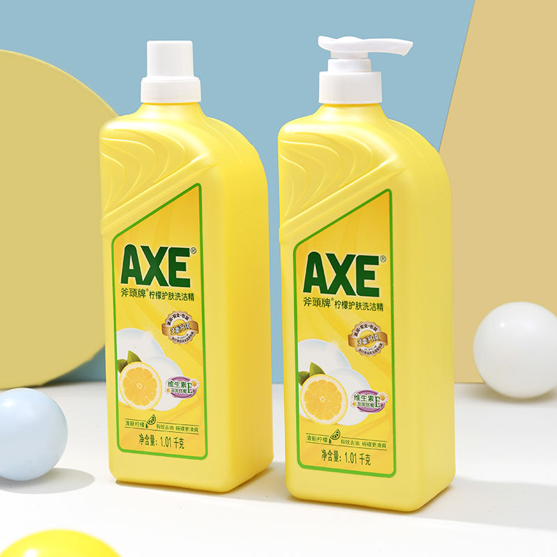 AXE/斧头牌洗洁精柠檬香不伤手护肤除腥去油食品级可洗果蔬家庭装 - 图2