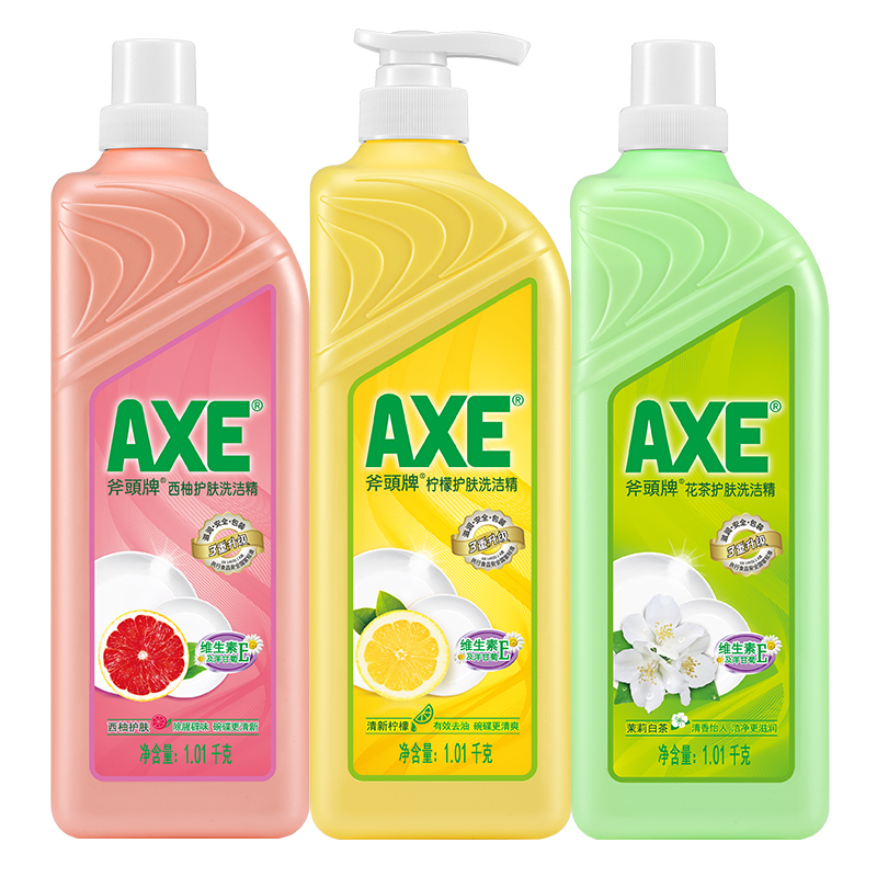 AXE/斧头牌洗洁精家庭装家用1.01kg柠檬香除菌去油食品级可洗果蔬 - 图3