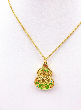 多款饰品百搭项链吊坠黄铜镀金