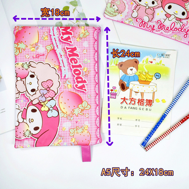 Oxford cloth classification convenient A5 file bag cute cartoon