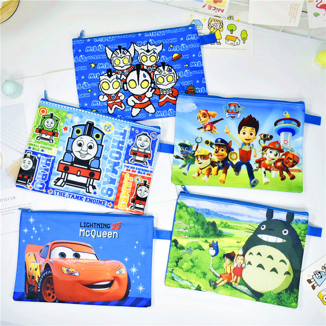Oxford cloth classification convenient A5 file bag cute cartoon