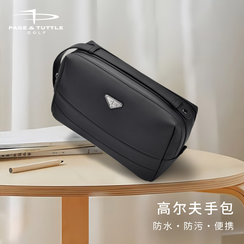 pagetuttle高尔夫手包男女款手拿包手抓包手提小包收纳包golf用品 - 图0