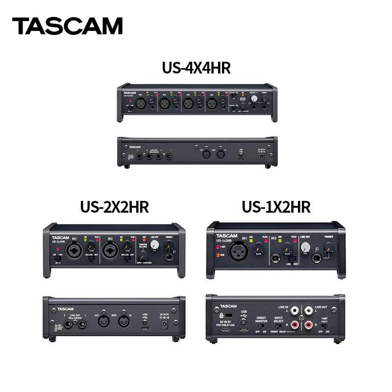 TASCAM US-1X2HR US-2X2HR US-4X4HR录音声卡电脑手机直播声卡 - 图0