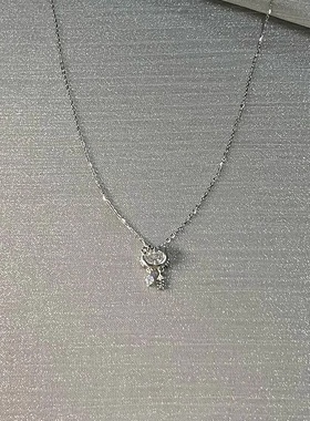 2025新款爆款气质猫咪项链女轻奢感小众设计感可爱灵动锁骨链