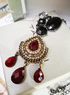挂件宝石镶嵌日韩风礼服合金饰品