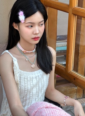 原创设计ins风叠戴可爱撞色