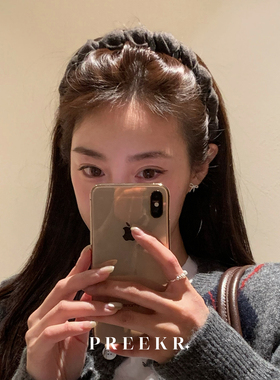 韩系高级感倒齿梳发箍