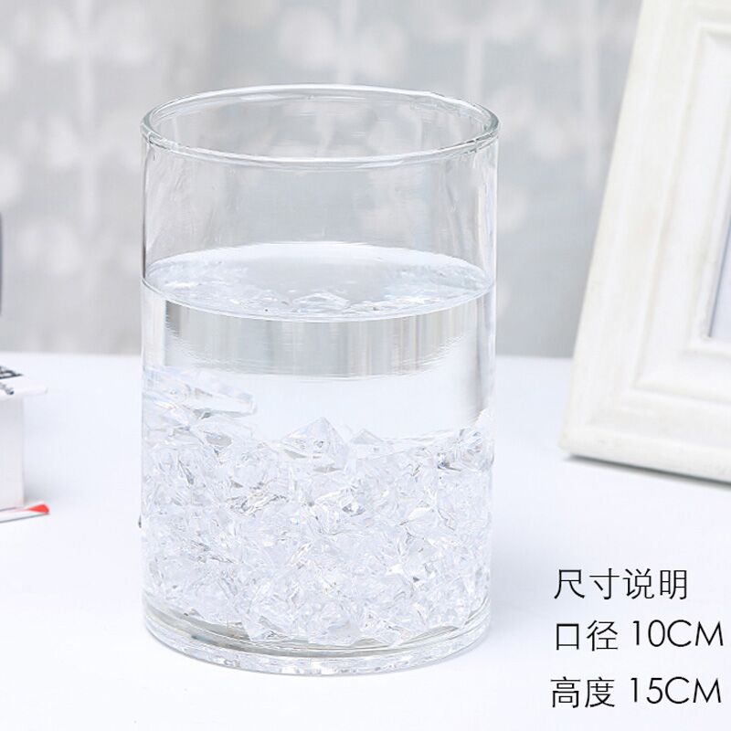 创意大号透明玻璃花瓶绿萝水培花瓶简约水养植物器皿鱼缸摆件,淘宝优惠券,粉丝福利购,淘宝优惠卷