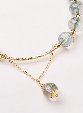 设计款平步青云森系幽灵滴流手链小众高级情侣手串