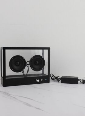 北欧创意复古蓝牙透明低音炮音响样板间酒柜客厅桌面家居饰品摆件