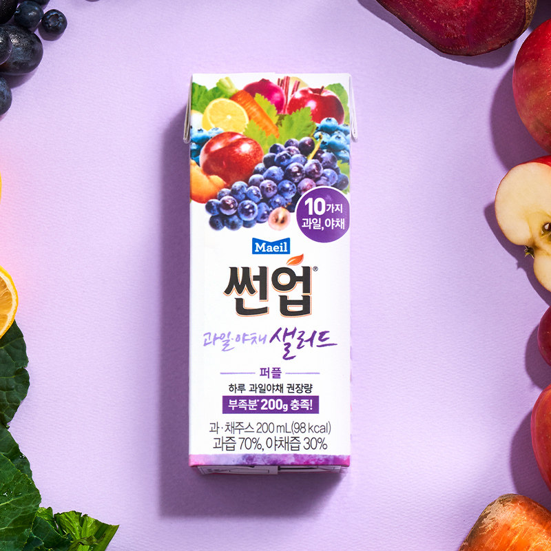 每日SUNUP素诺同款低卡复合纯果蔬汁饮料200ml24盒效期质保26年4,淘宝优惠券,粉丝福利购,淘宝优惠卷