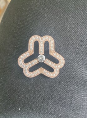 JUJU定制高品质超闪高档妇联会徽胸针文明示范岗胸花工作制服徽章