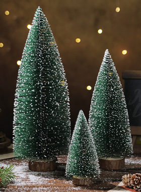 Snowfall Christmas Tree Home Decoration Mini Cedar Tree