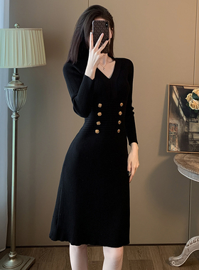 时尚休闲减龄轻奢高级灰感裙子女