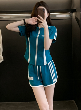 小个子休闲运动裤套装女