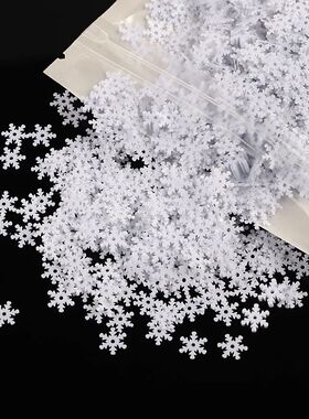 20g 8mm Glitter Christmas Snowflakes Sequ Confetti Artificia