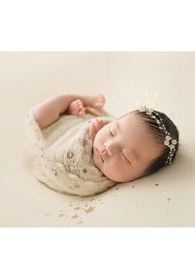 Newborn Photography Props  Baby Girl Headbands Pearl Hair Ac