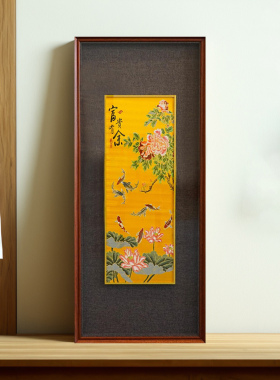 云锦富贵有余轻奢装饰画