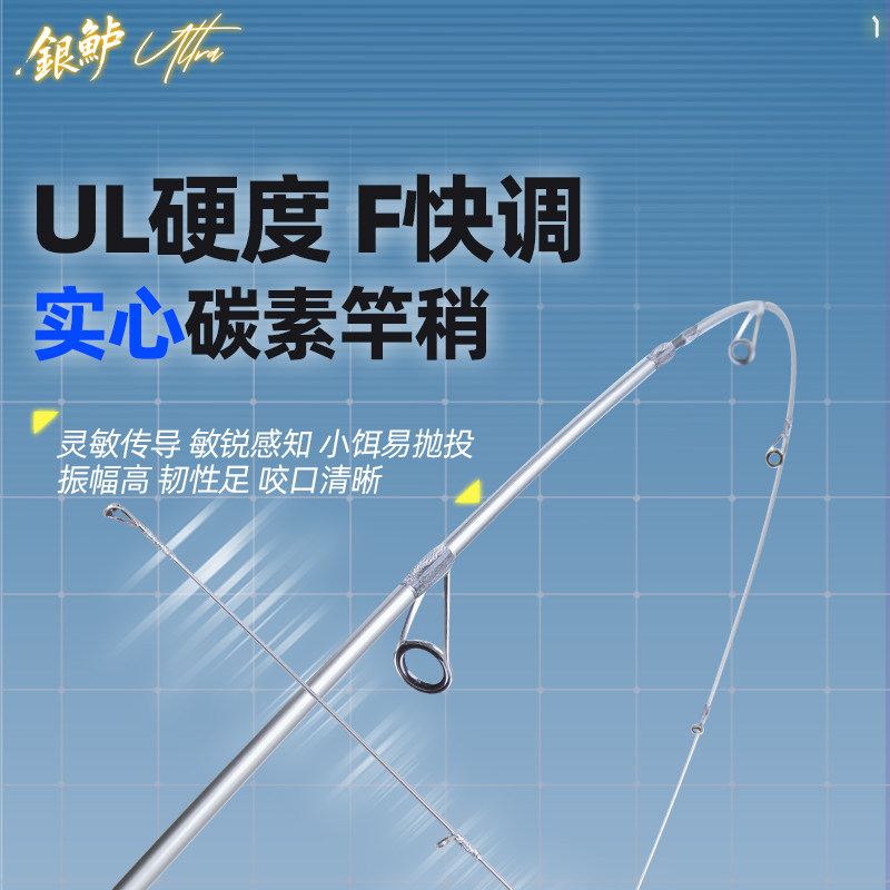 钓迷微物路亚竿全套富士环超轻UL快调白条马口竿溪流弹射鱼竿套装,淘宝优惠券,粉丝福利购,淘宝优惠卷