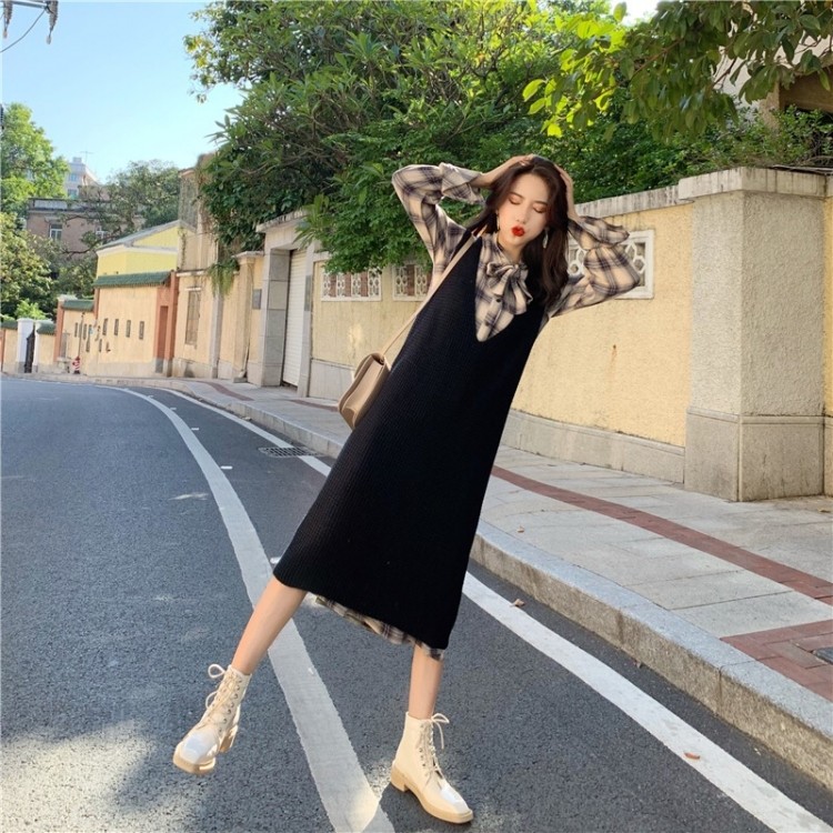 孕妇秋装套装时尚款2021新款韩版 himibaby连衣裙