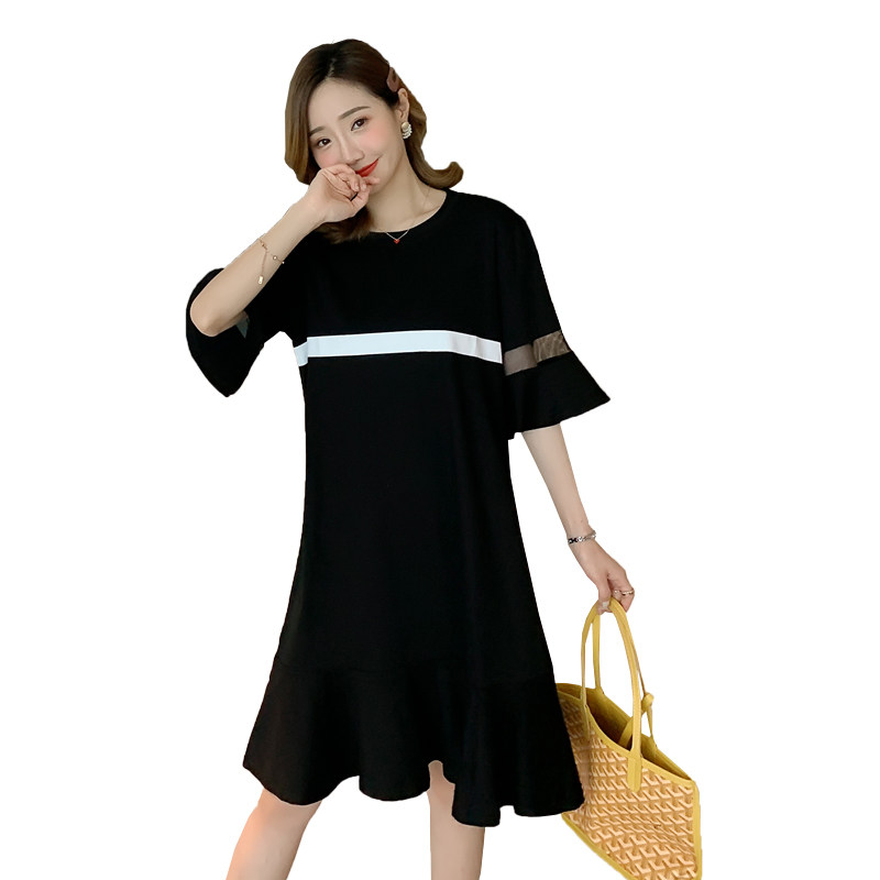 孕妇夏装夏款2022韩版孕妈妈连衣裙 himibaby连衣裙