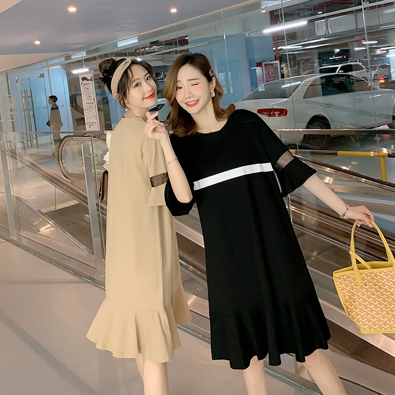 孕妇夏装夏款2022韩版孕妈妈连衣裙 himibaby连衣裙