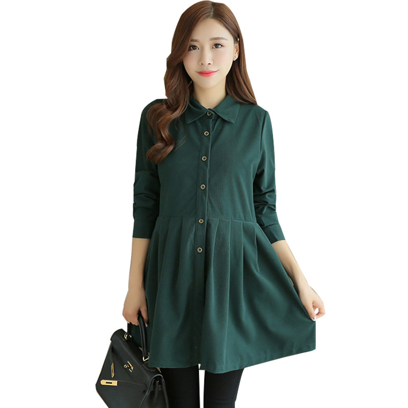 孕妇秋装上衣2021新款韩版连衣裙 himibaby连衣裙