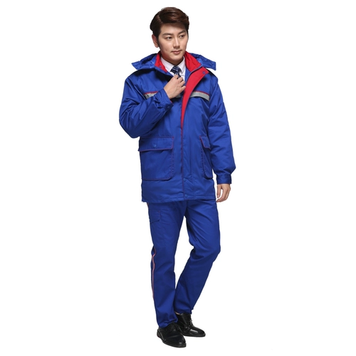 Пуховик для работы, зимний антистатический комплект, увеличенная толщина