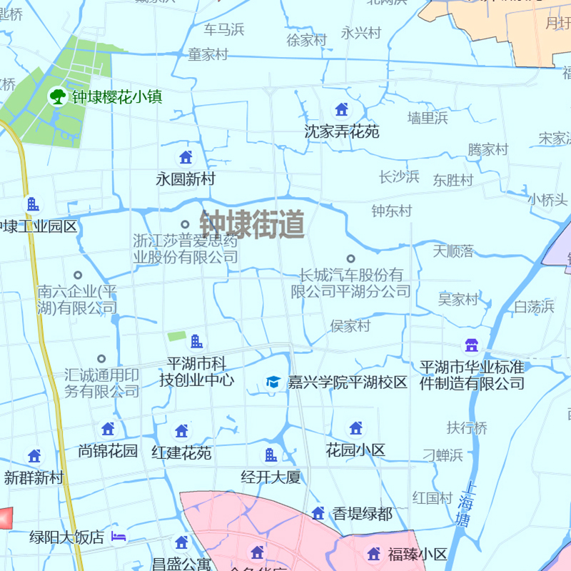 平湖市地图1.1m新款办公室背景墙装饰画高清贴图浙江省嘉兴市现货 - 图1