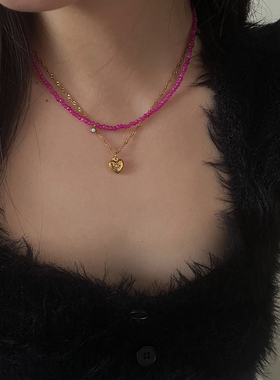 Always白百何同款火龙果项链