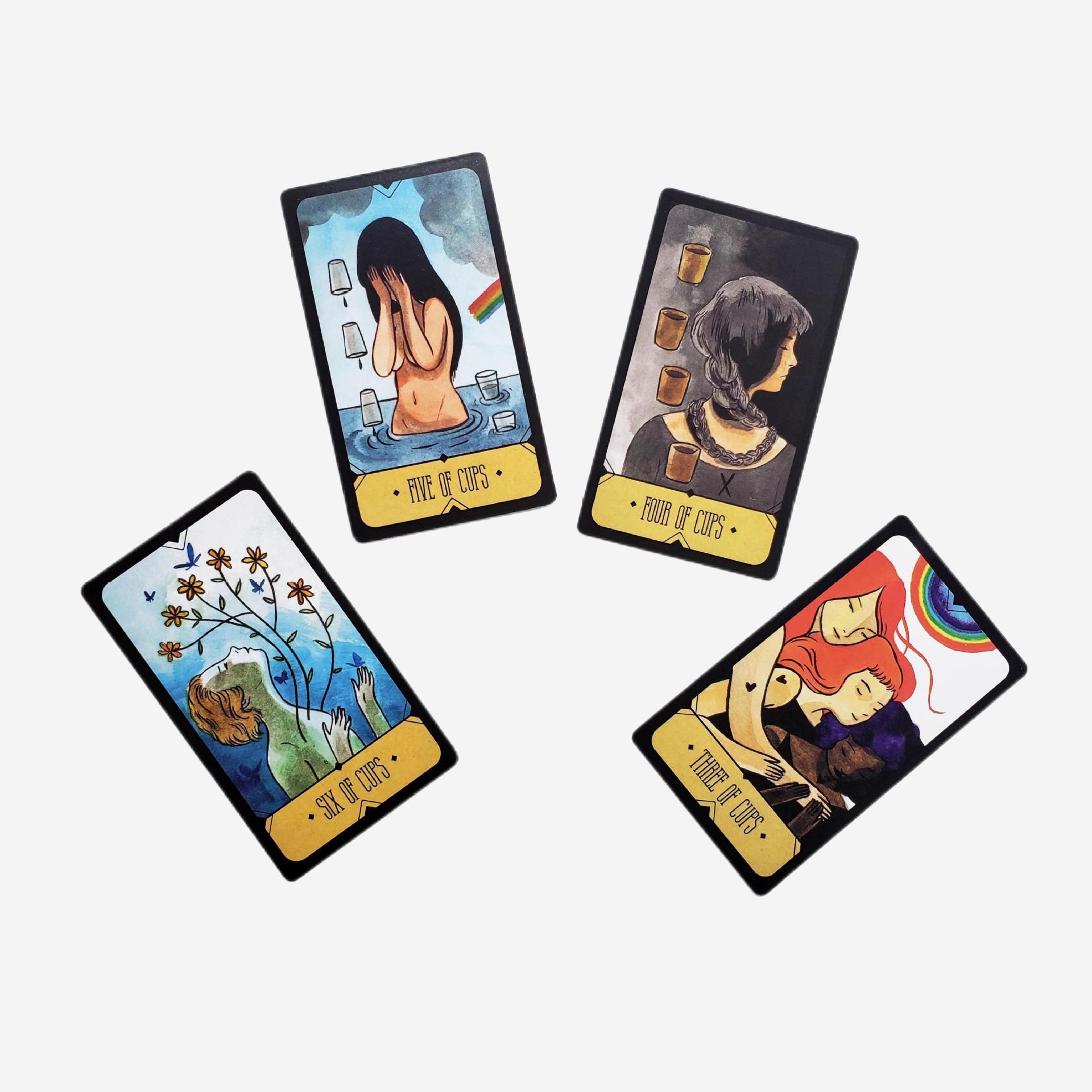 新款流浪者塔牌罗 The Sasuraibito tarot 韦维特塔luo牌全套新手 - 图3