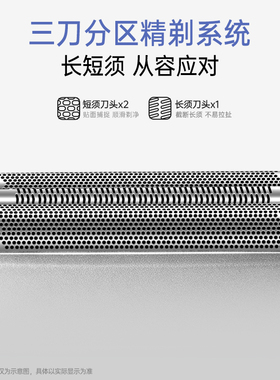 素士掌心三刀往复式剃须刀T3