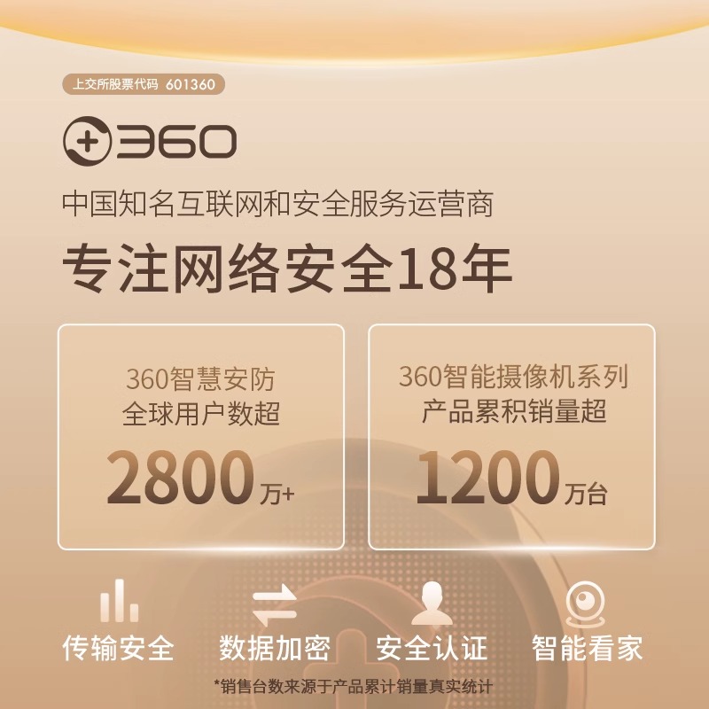 【海外版监控】360国际版摄像机头小水滴家用监控远程对话港澳台 - 图3