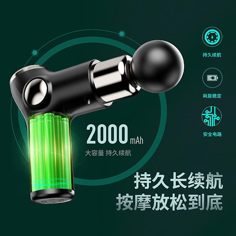 缇邦 筋膜枪按摩筋膜抢筋膜棒活络深层肌肉运动放松按摩电动球正骨经膜肌肉枪放松器材电动球家用健身按摩
