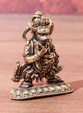 牛魔王高级感黄铜工艺品摆件小件文创市集摆摊火爆小商品家居用品