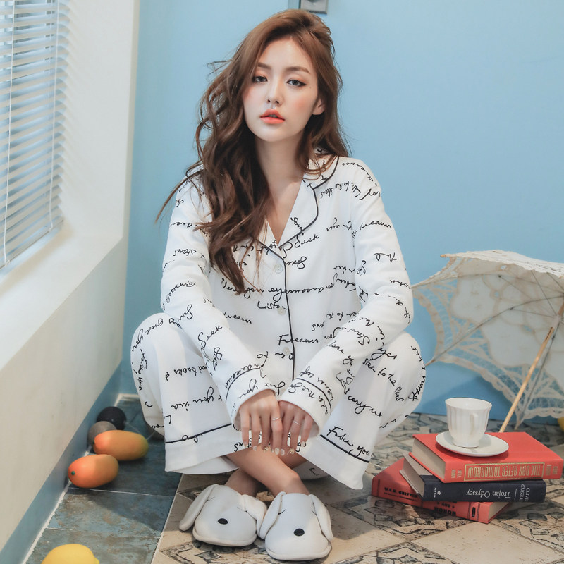 月子服春秋夏吸汗透气纯棉产后睡衣 欧美妃家居服套装