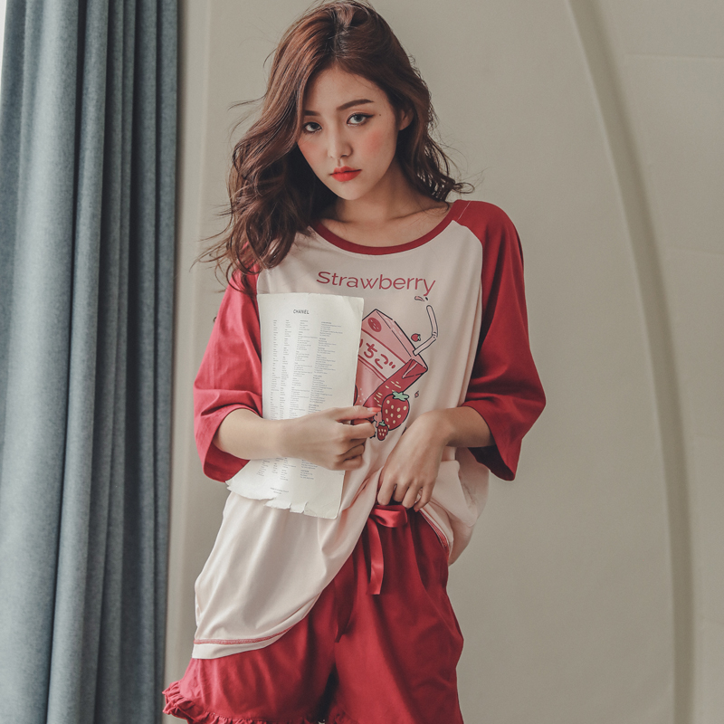 夏季天孕妇睡衣纯棉薄款半短袖短裤产后月子服哺乳喂奶家居服套装 夏季天孕妇睡衣纯棉薄款半短袖短裤产后月子服哺乳喂奶家居服套装