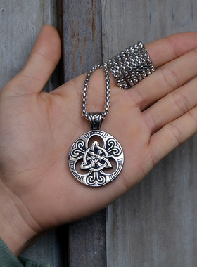 同心结朋克风欧美情侣项坠挂饰品