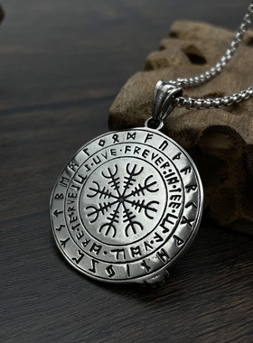 狂饰风钛钢蛇骨链男野狼项链