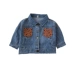 Candy Grandpa 2019 Thu Đông New Girl Denim Jacket Wild Female Baby Workwear Top Children Jacket - Áo khoác