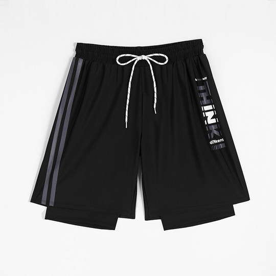 泳裤男款防尴尬2025新款保守防晒速干大码游泳衣沙滩裤五分裤泳装