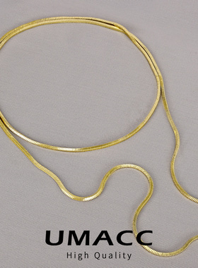 叠戴素链长项链毛衣链秋冬毛衣链